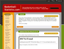 Tablet Screenshot of basketball-statistics.com